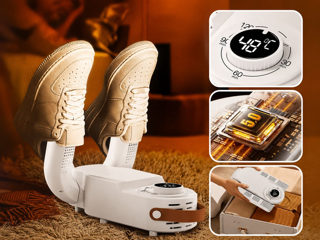 DryStep Pro™ – Secador Inteligente para Zapatos